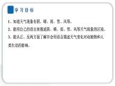 2024教科版科学二年级上册第一单元我们的地球家园5各种各样的天气 作业课件