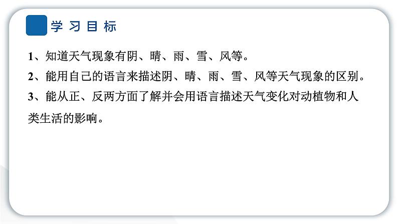 2024教科版科学二年级上册第一单元我们的地球家园5各种各样的天气 作业课件第2页