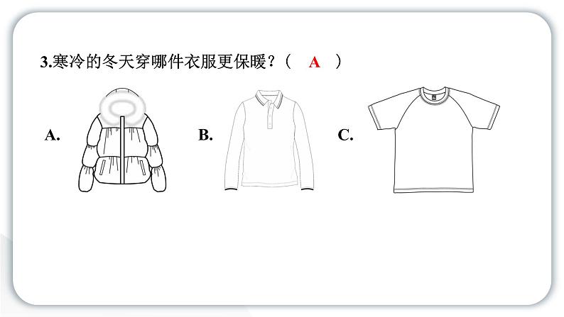 2024教科版科学二年级上册第一单元我们的地球家园6不同的季节 作业课件第4页