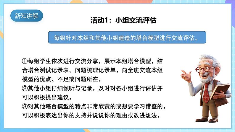 【核心素养】教科版科学六年级下册 1.7《评估改进塔台模型》课件第8页