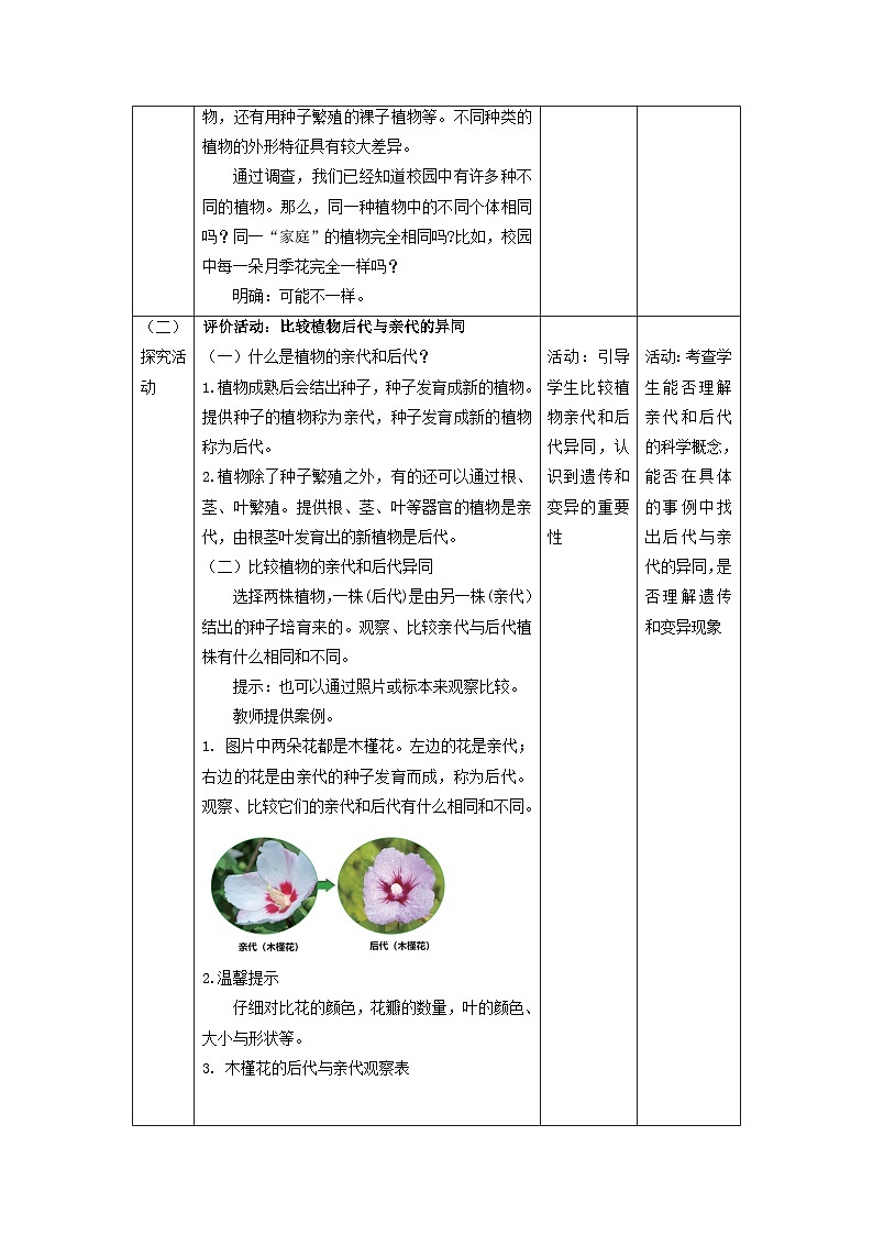 【核心素养】教科版科学六年级下册 2.3《形形色色的植物》教案第2页