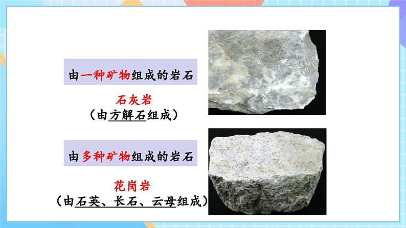 【核心素养】教科版科学四年级下册 3.3《岩石的组成》课件第4页