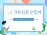 【核心素養(yǎng)】教科版科學(xué)五年級(jí)下冊(cè) 1.6《食物鏈和食物網(wǎng)》課件+教案+素材