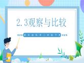 【核心素养】教科版科学二年级下册 2.3《观察与比较》课件+教案+素材