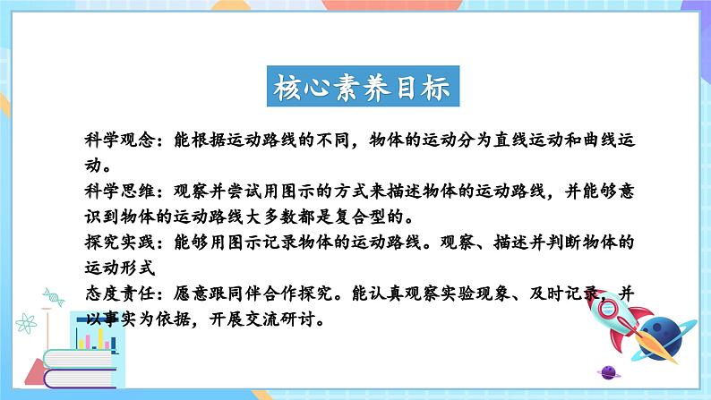 【核心素养】教科版科学三年级下册 1.3 《直线运动和曲线运动》课件第2页