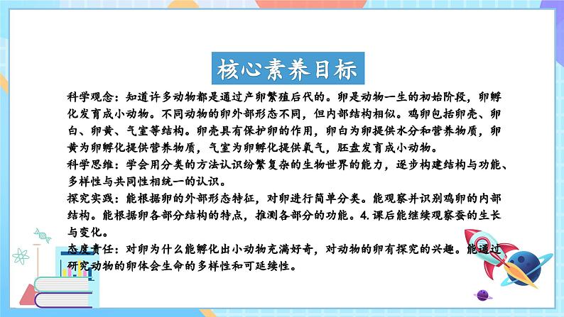 【核心素养】教科版科学三年级下册 2.2 《认识其他动物的卵》课件第2页