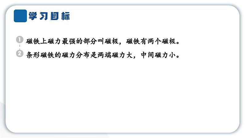 2024教科版科学二年级下册第一单元磁铁3磁铁的两极 作业课件第2页