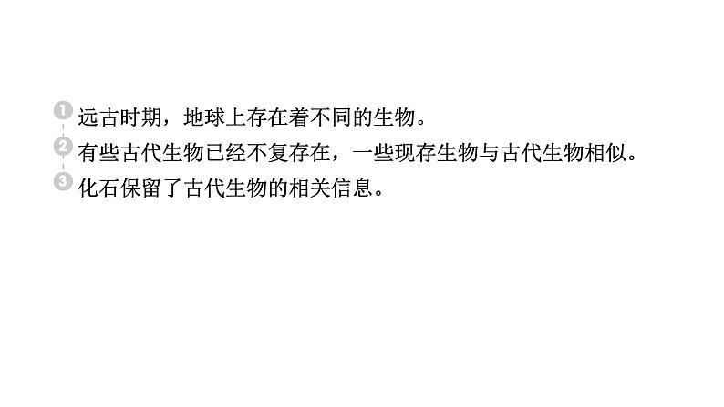 2024教科版科学六年级下册第二单元生物的多样性6 古代生物的多样性 作业课件ppt第2页