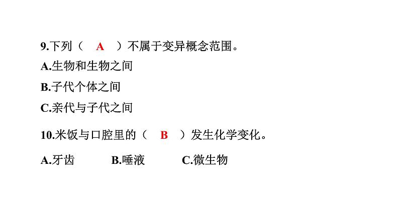 2024教科版科学六年级下册期末测试卷 作业课件ppt第8页