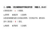 2024教科版科学六年级下册期中测试卷 作业课件ppt