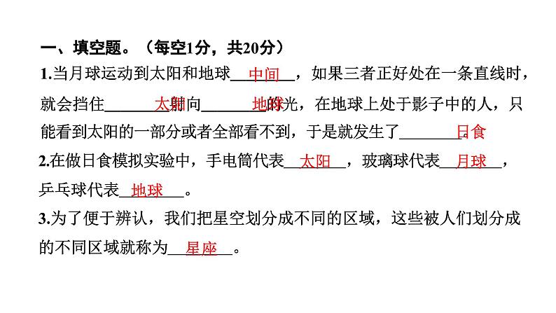 2024教科版科学六年级下册第三单元学习达标测试 作业课件ppt第2页