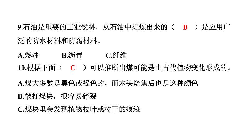 2024教科版科学六年级下册第四单元学习达标测试 作业课件ppt第8页