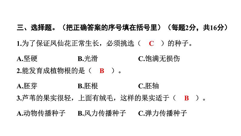 2024教科版科学四年级下册期中测试卷 作业课件ppt第6页