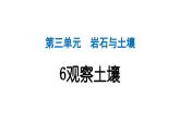 2024教科版科学四年级下册第三单元岩石与土壤6 观察土壤 作业课件ppt