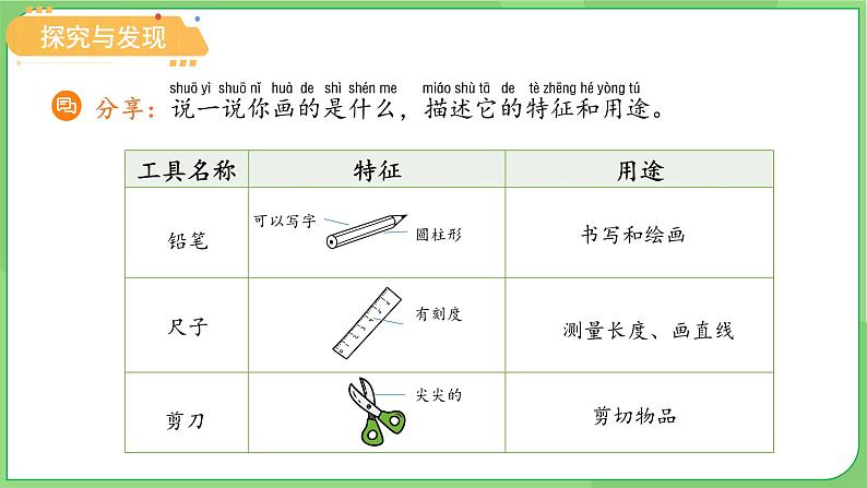 科学冀人版一年级上册（2024）第5课 简单工具 第1课时 课件第8页