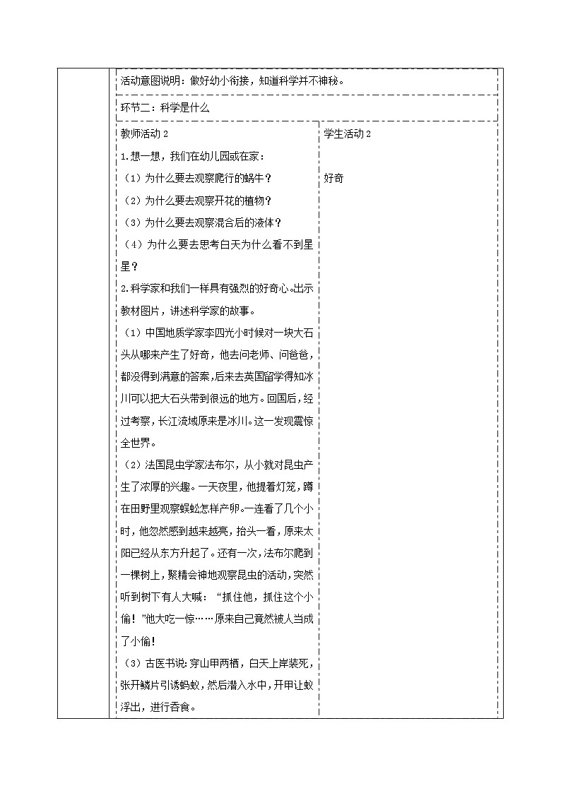 【大单元整体教学】1.1《小小科学家》课时教案第3页