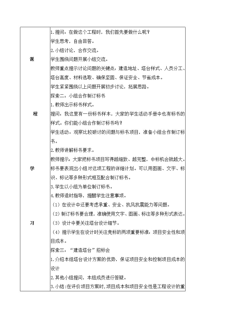 1.3 建造塔台（教学设计）（教科版）第2页