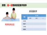 小學(xué)科學(xué)新教科版一年級下冊第一單元第三課《比較物體的輕重》教學(xué)課件（2025春）