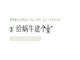 小學(xué)科學(xué)新教科版一年級(jí)下冊(cè)第二單元第三課《給蝸牛建個(gè)“家”》教學(xué)課件（2025春）