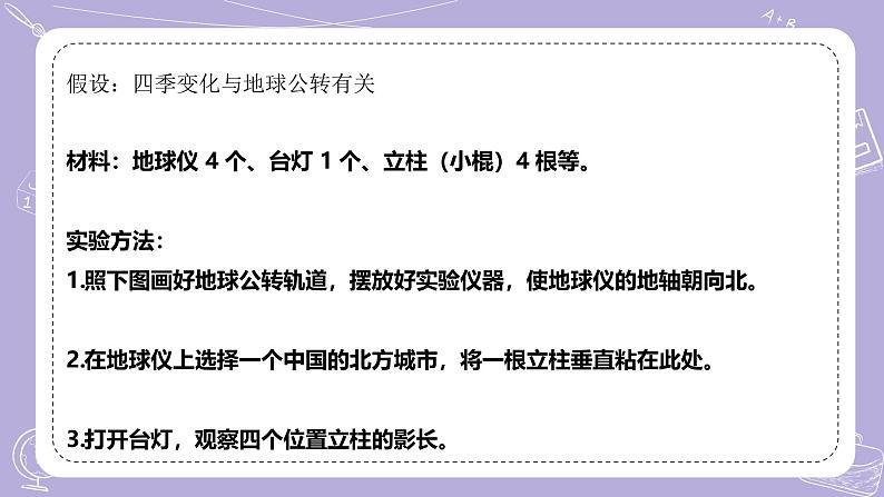 【核心素养】冀人版科学六年级下册 1.3四季的形成 同步课件第7页