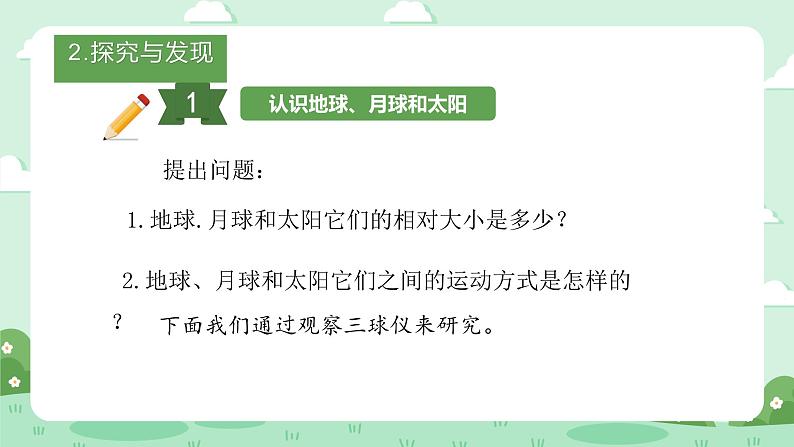 冀人版小学科学六年级下册 《2.地球.月球和太阳》 课件第4页