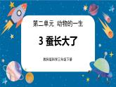 【核心素養(yǎng)】2.3《蠶長大了》課件+教案（教科版科學三下）
