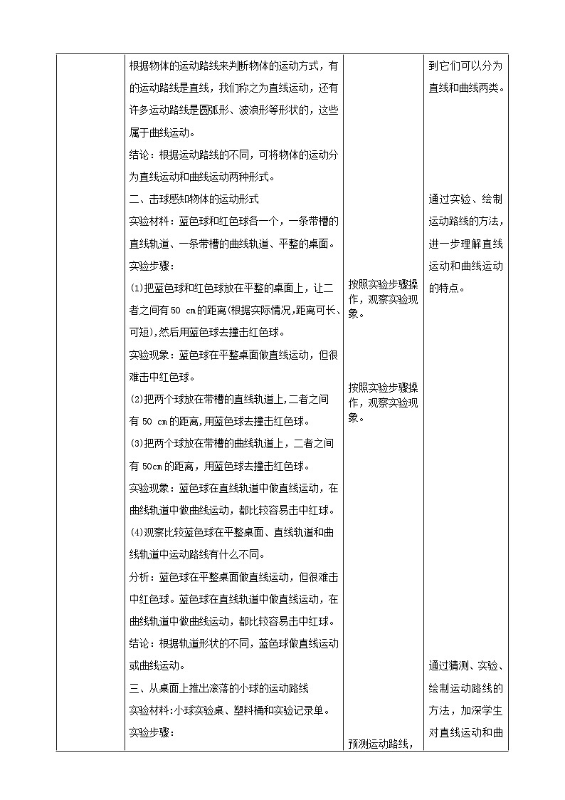 1.3 直线运动和曲线运动（教案）第2页
