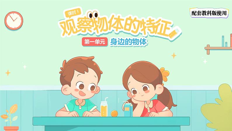 第1课 观察物体的特征 课件 小学科学教科版（2024）一年级下册第1页