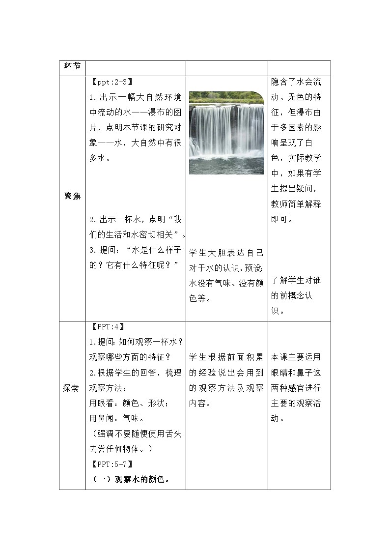 第5课 观察一瓶水 教案 小学科学教科版（2024）一年级下册第2页