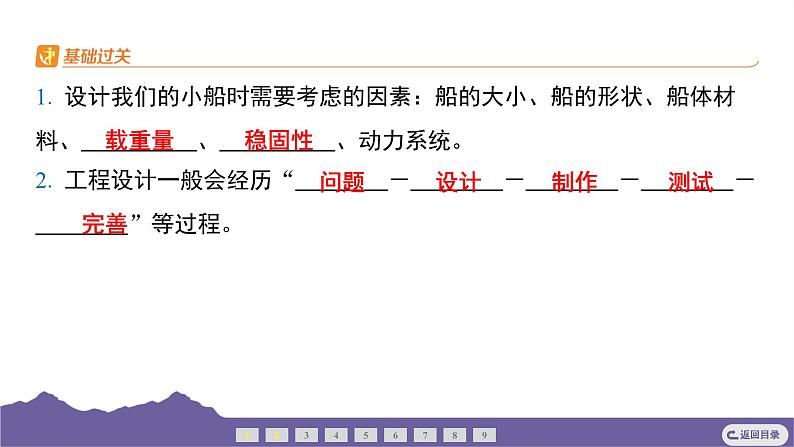 教科版（2017）科学五年级下册 2.6 设计我们的小船（习题课件）第3页