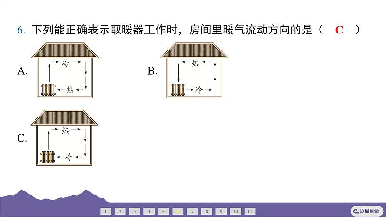 教科版（2017）科学五年级下册 4.5 热在水中的传递（习题课件）第6页