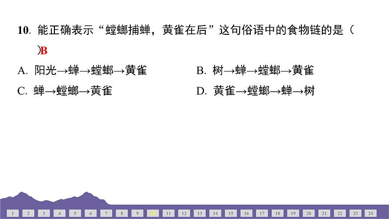 教科版（2017）科学五年级下册 期中测试（一）（习题课件）第8页