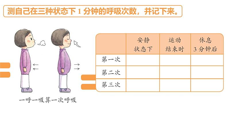 苏教版三年级科学上册3.17运动和呼吸课件第4页