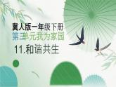 冀人版小學(xué)科學(xué)一年級(jí)下冊(cè) 《11和諧共生》  課件=教案