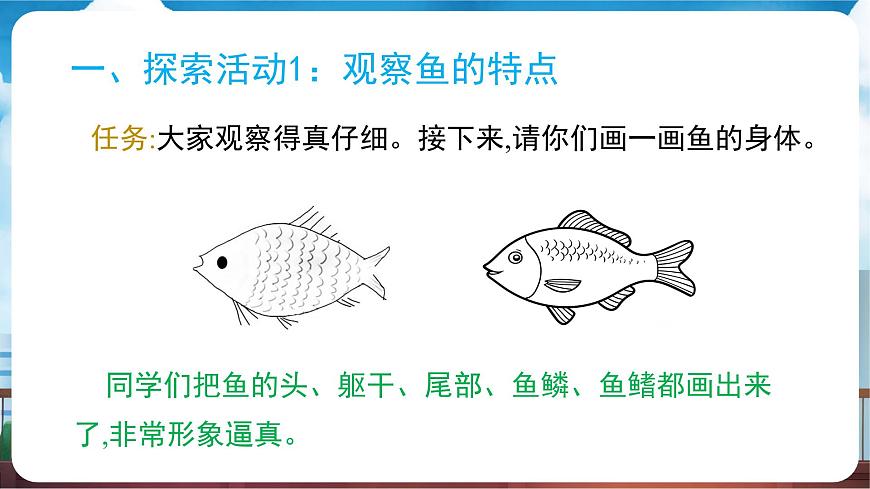教科版（2024）科学一年级下册 2.4 水中的动物（课件）第7页