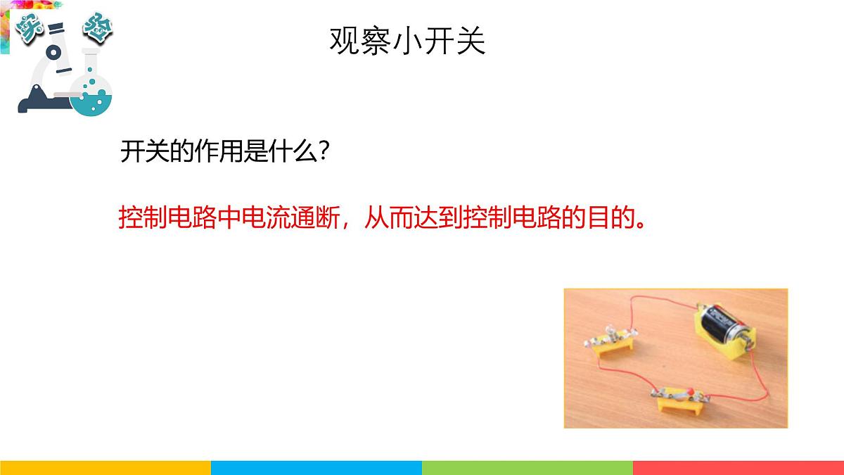 2024-2025学年教科版小学科学四年级下册教学课件 2.7电路中的开关第4页