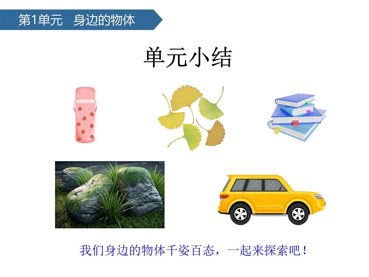 1.4认识物体的形状 课件-2024-2025学年科学一年级下册教科版第1页