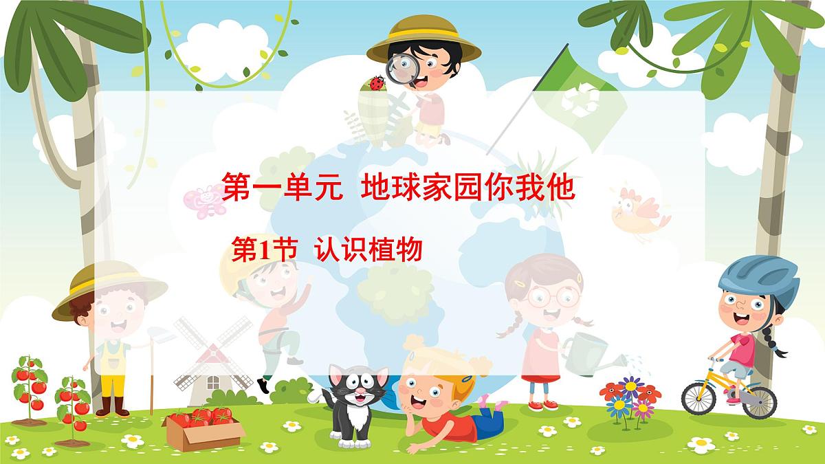 冀人版（2024）科学一年下册 1.1 认识植物（课件）第1页