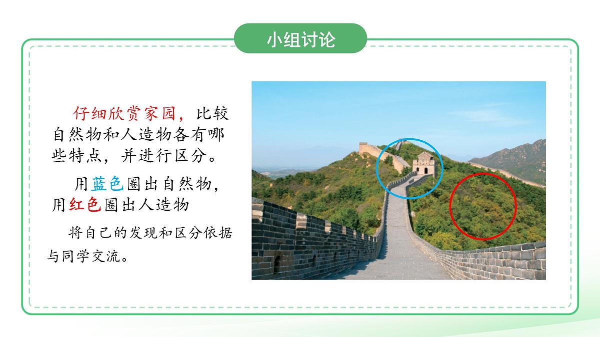 第4课 认识自然物和人造物 课件 科学冀人版（2024）一年级下册第一单元第6页