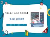 【優(yōu)質(zhì)公開(kāi)課】大象版科學(xué)一年級(jí)下冊(cè)3.3《識(shí)別植物》教學(xué)課件+單元整體設(shè)計(jì)+課時(shí)教案
