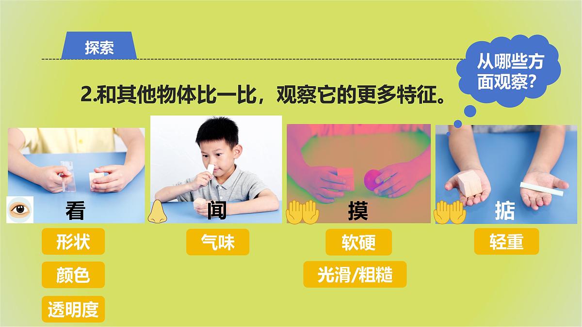 1.1《观察物体的特征》课件 教科版科学一年级下册第5页