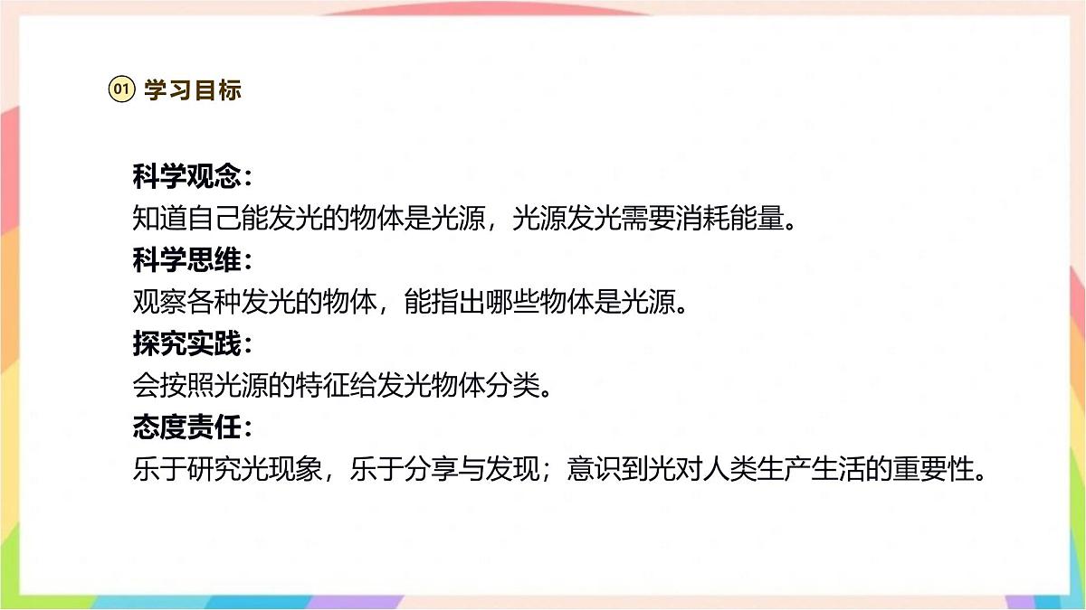 1.1《光从哪里来》课时课件-五年级科学下册（大象版2024）第3页