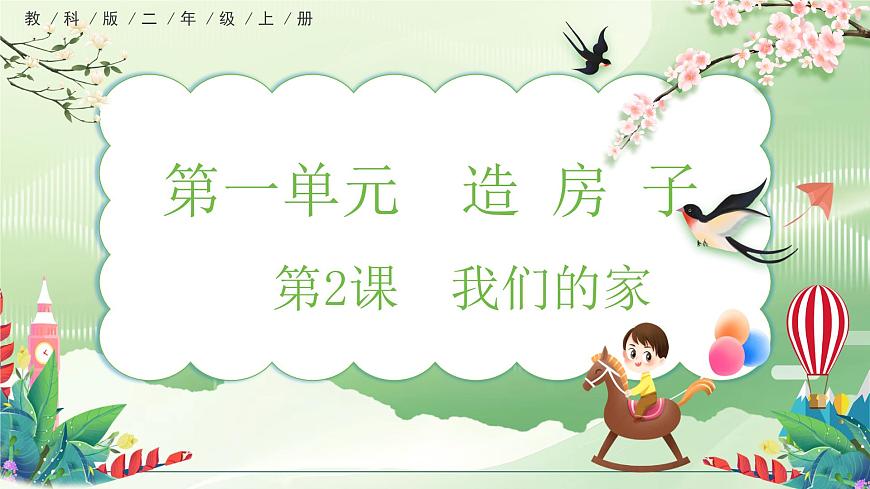 【核心素养】教科版小学科学 二年级上册 1.2 我们的家  课件第1页