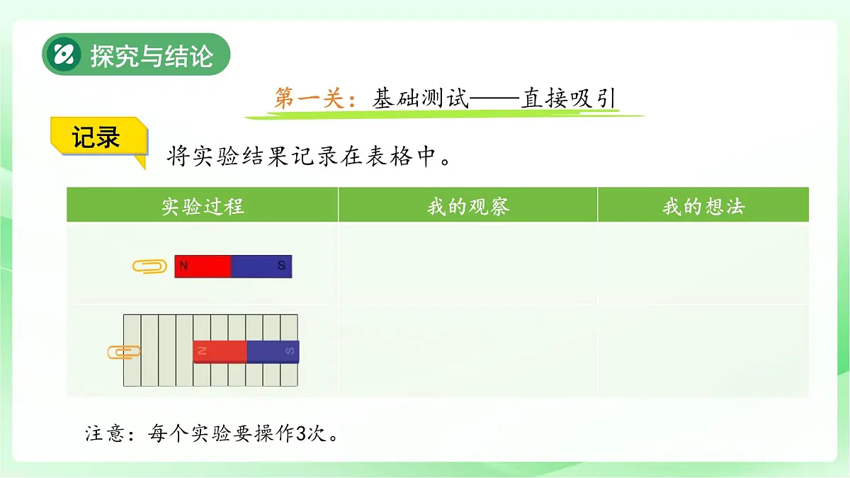 4.2 隔空吸铁 课件 小学科学大象版（2024）一年级下册第四单元第7页