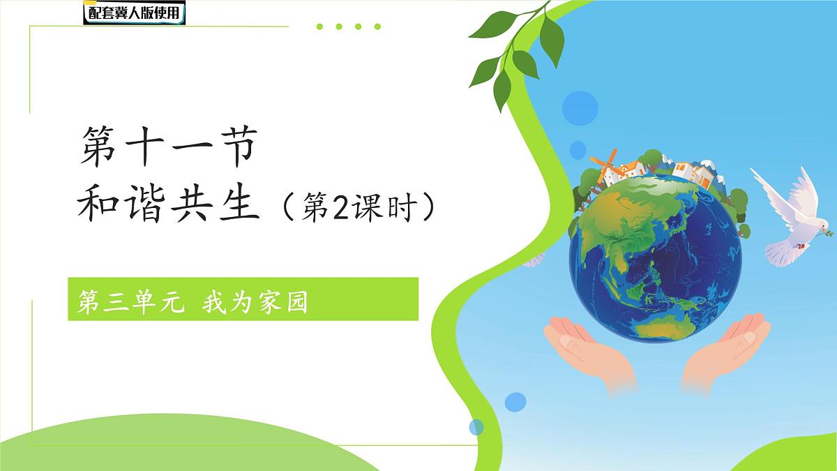 第11课 和谐共生 第2课时课件 小学科学冀人版（2024）一年级下册第1页