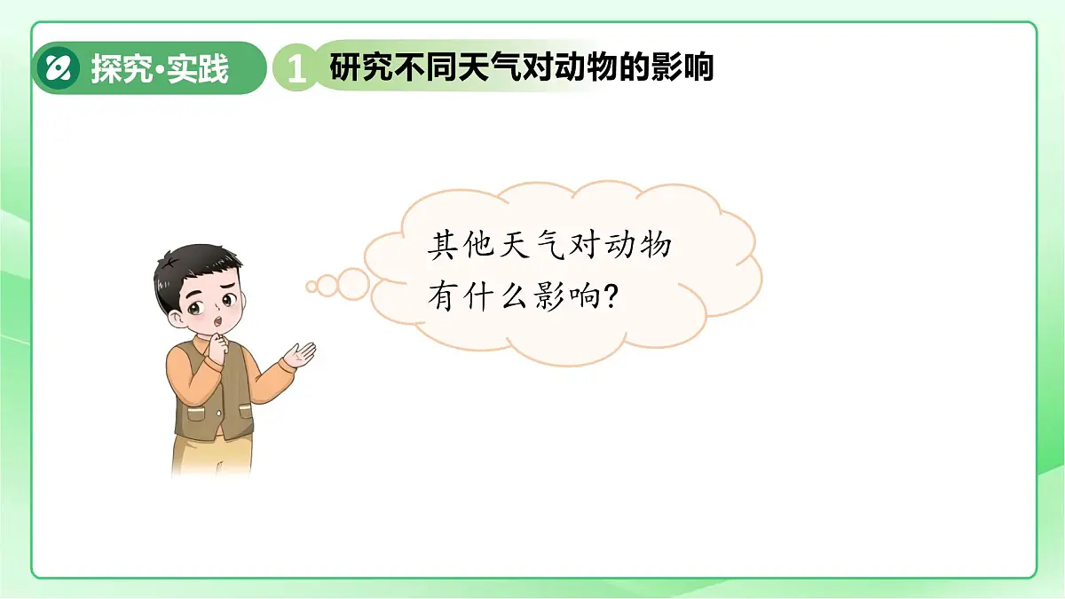 第13课 天气与动植物 课件 小学科学青岛版五四制（2024）一年级下册第三单元第8页