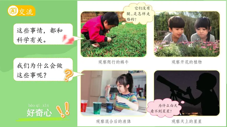 1.1 小小科学家 课件 科学苏教版新课标（2024）一年级上册教案第8页