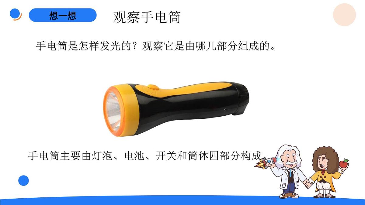 2025年秋人教鄂教版三年级科学上册 8.手电筒的秘密（课件）第3页