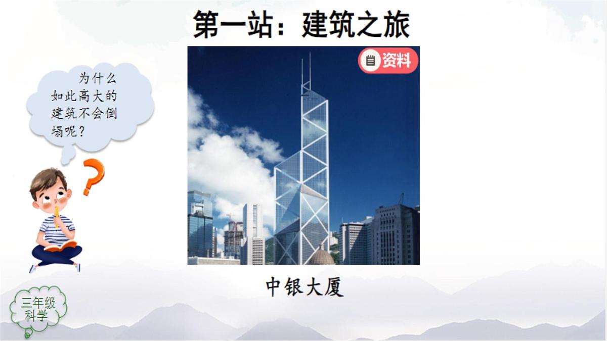 2025年秋人教鄂教版三年级科学上册 16.建筑中的结构（课件）第2页