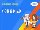 2025年大象版三年級(jí)科學(xué)上冊(cè) 3.4溶解的多與少（課件）